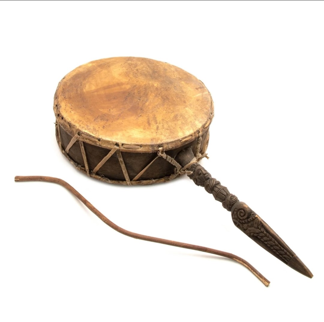 Jhakri Dhangro Shaman Drum with Beater