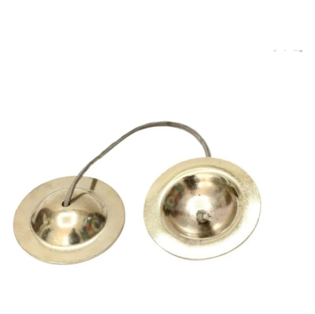 Brass Manjira Jhyamta Cymbals (Pair)